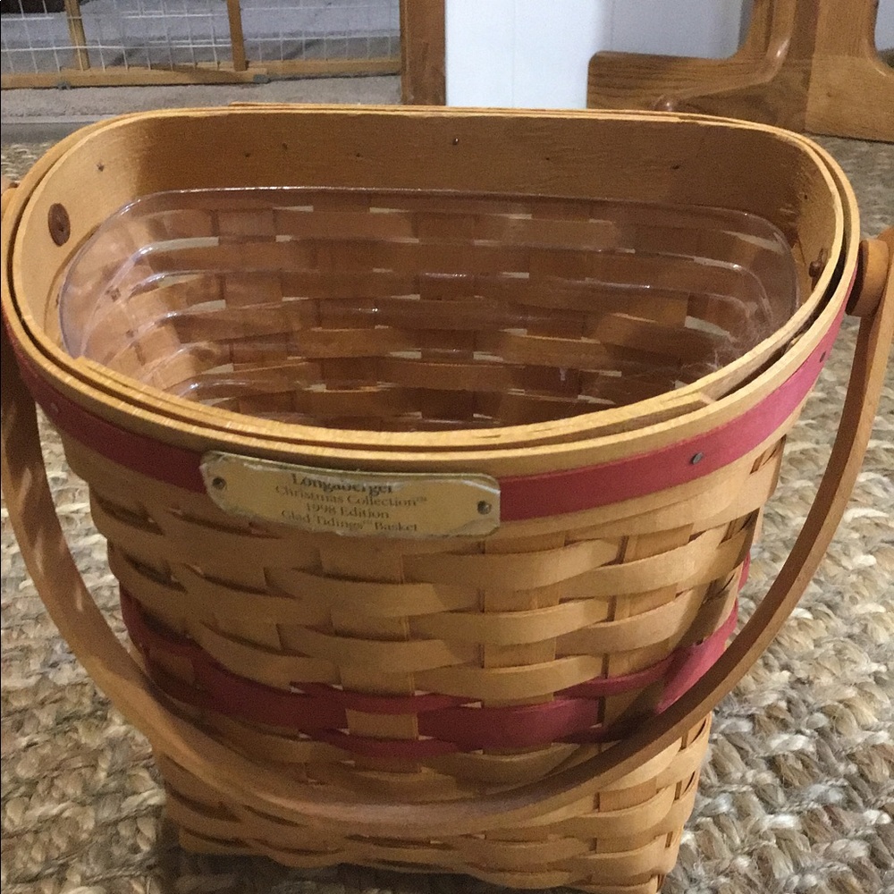 Christmas longaberger basket